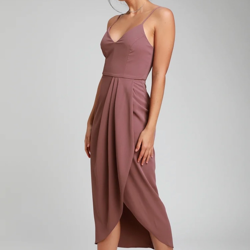 Lulus Reinette Mauve Purple Dress